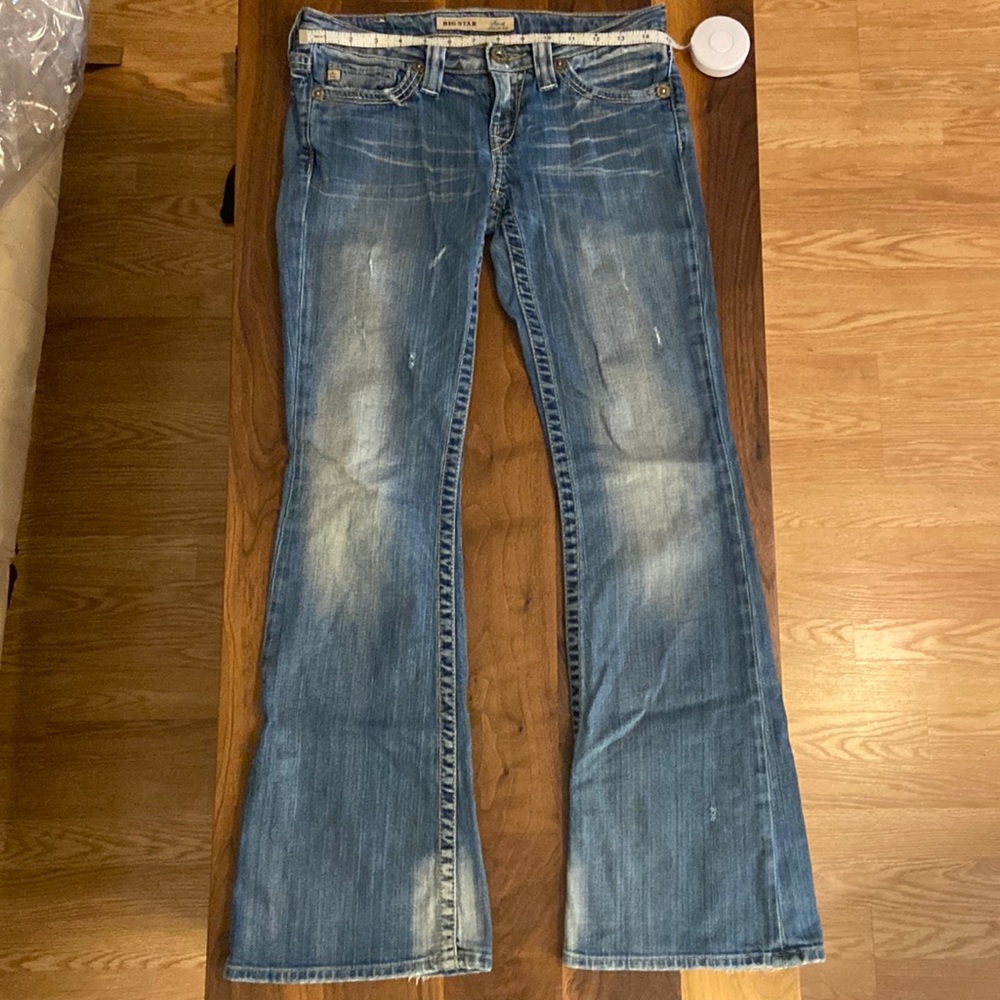 Big star ultra Low rise flare jeans